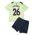 Billige Manchester City Riyad Mahrez #26 Tredjetrøye Barn 2022-23 Kortermet (+ korte bukser)